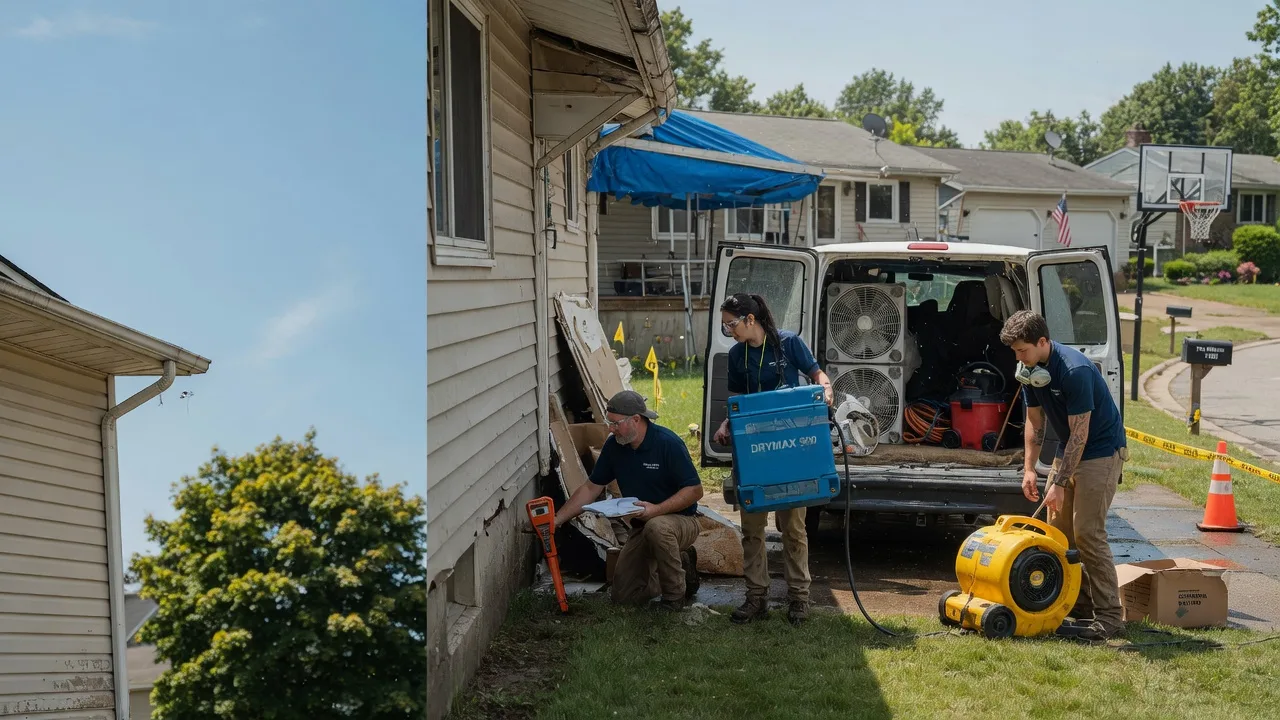 Ceiling Leak Cleanup in Wellersburg, PA near me